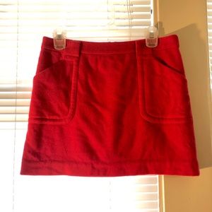 J Crew Wool and Cashmere Mini Skirt